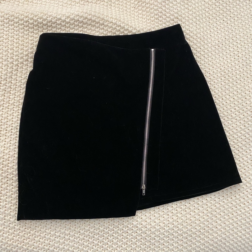 ‘About Us’ Velour Skirt